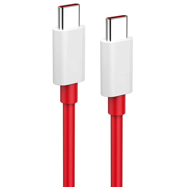 data cable 120W usb type c to type c  cable for fast charging red cable 1 meter for all type c mobile